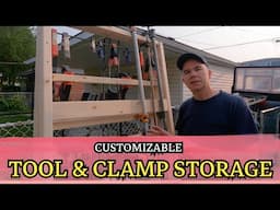 Huge Shelf for Tools, Clamps, and Storage