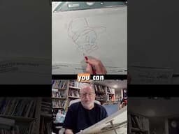 Drawing Elmer Fudd #art #problemsolving #gesture #shorts #cartoon #spacejam #animation #looneytunes