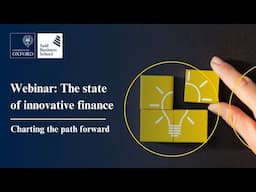 Webinar: The state of innovative finance - Charting the path forward