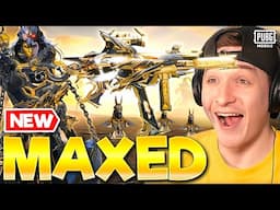 (vertical) MAXING NEW FOOL M249 & ULTIMATE BACKPACK?! PUBG MOBILE LIVE