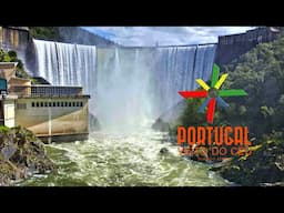 Barragem da Bouçã descargas de topo 🌊 Bouçã dam discharge 🚱 emergency water discharge  - 4K UltralHD