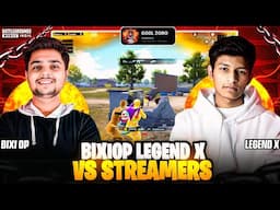 BIXI OP DESTROYS LegendX & Streamers?! 😱🔥 | BGMI Ultimate Showdown!