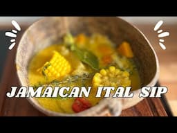 **🌿 Jamaican Ital Vegetable Sip | Heartwarming Vegan Recipe for Cold Days 🇯🇲**