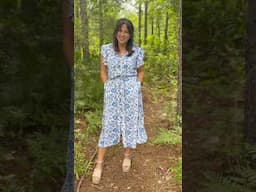 Handmade Dress For Spring 💙 Using the Orchid Pattern