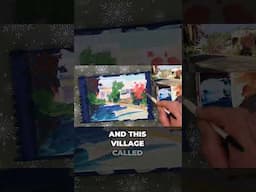 How to Paint Shadow and Light with Gouache (Impressionist)