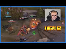 Here’s What Happens When You 1v5 Thebausffs - LoL Daily Moments Ep 2181