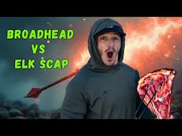 BROADHEADS VS BONE (Elk Hide + Elk Scaps)  // SHOCKING RESULTS