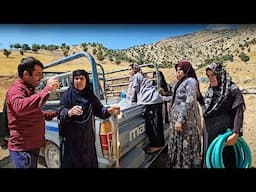 A busy day for Fariba and the nomadic women