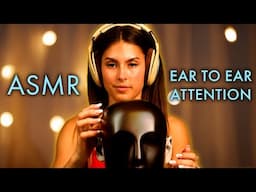 ASMR Deep Ear Attention 👂 Ear to Ear Tingles, Intense Sounds Using Binaural Dummy Head Mic