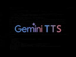 Gemini TTS - Native Audio Out