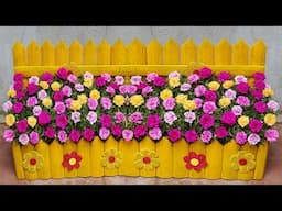 Transform Your Fence into a Vibrant Portulaca ( Mossrose) Flower Wall!