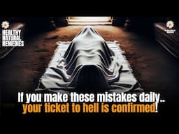 If you make these mistakes daily, your ticket to hell is confirmed!"