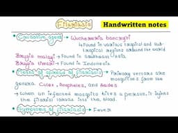 Filariasis | Causative agent | Means of spread | Symptoms | Diagnosis | Treatment | Prevention