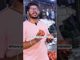 Top Export Destinations for Indian Pomegranates! #shorts