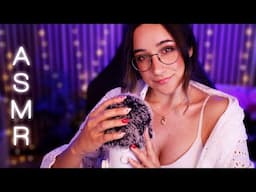 ASMR | Close Whispers, Mouth Sounds, Fluffy Mic Brushing, Hand Movements & Trigger Words! 😍