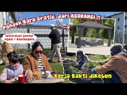 BANGUN PONDOK GRATIS DARI ASURANSI‼️ KERJA BAKTI DIKEBUN, SEMOGA SECEPATNYA PONDOK KAMI DIBANGUN