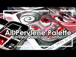 Daniel Smith Perylene Colors-Limited color palette with only all perylene