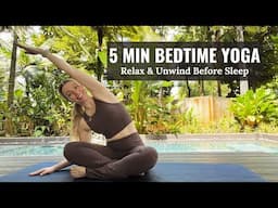 5-Minute Bedtime Yoga to Calm Your Mind Before Sleep