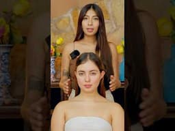 Alejandra's skin care treatment & ASMR massage with soft whispering sounds to sleep & relax