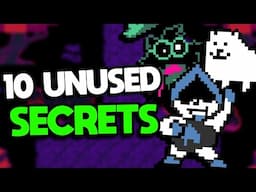 10 Best Unused SECRETS in Deltarune (so far)