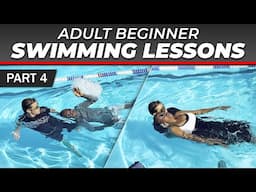 Douglas & Afia Learn Swimming | Adult Beginner Swimming Lessons Part 4