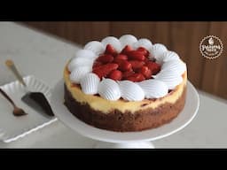 Strawberry Tofu Cheesecake
