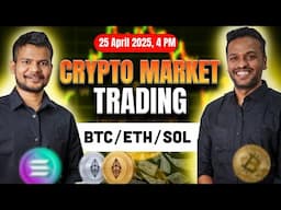 Live Trading Future & Options In Bitcoin || Crypto Live Trading | 25 Apr 4PM #livetrading