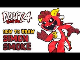 How To Draw SIMON SMOKE (Nightmare Critters) | Poppy Playtime Chapter 4