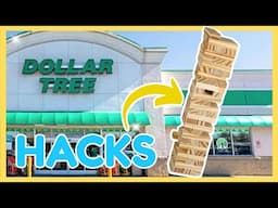 GENIUS 🤯 Dollar Tree Tumbling Tower JENGA Block Hacks You’ll Love – Easy DIYs!