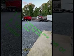 Takeuchi spun off of trailer