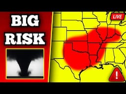 🔴 BREAKING Severe Weather Outbreak Coverage - Strong Tornadoes Possible - With Live Storm Chasers