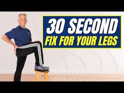Seniors, Single Best 30 Sec. Exercise for Hip, Knee & Ankle Pain