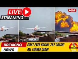 787 CRASHES IN INDIA!!!! LIVE First EVER