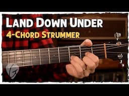 Land Down Under Guitar Lesson – Easy Chords + Muted Strumming