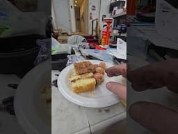 Donuts, coffee cake and greasy hands.  #breaktimevideos