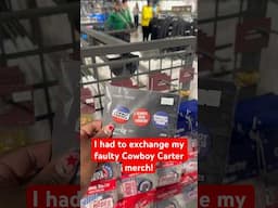 I had to exchange my faulty Beyoncé Cowboy Carter London merch! #dailyvlog #beyoncetour #londonlife