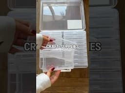 craft supplies haul & storage for my scrapbooking journal 😍
