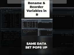 R Programming: change the order and names of variables