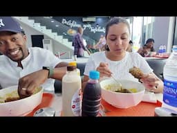 "Igbo Man Raised Abroad & His Egyptian Wife Try Amala for the First Time!