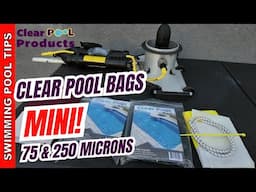 Clear Pool Bag Mini! Great for Vacuum Systems and Battery-Powered Leaf Vacuums!!