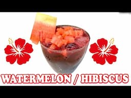 🍉 WATERMELON HIBISCUS AGUA FRESCA 🌺💦 The MOST REFRESHING Summer Drink! (5-Min Recipe)