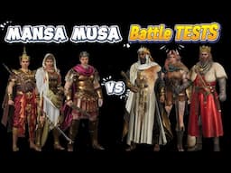 AOEM: Mansa Musa PvP Battle TESTS | Musa(5)-Boudica(5)-Richard(5) VS Caesar(5)-Octavian(5)-Ram(5)