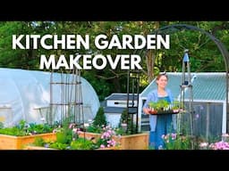 Creating A Cottage Kitchen Garden For Healthy Eating | Stunning Makeover