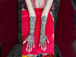 Full Bridal Mehndi Design #mehndidesign #bridalmehndi #rajmehandidesigner #mehndi #shorts #mehendi