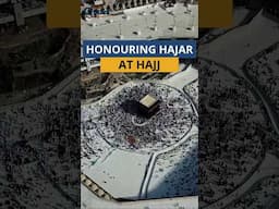 #Muslim pilgrims honour #Hajar at #Hajj