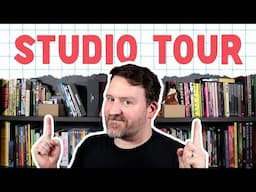 Where I Make TTRPGs! Studio and Bookshelf Tour!