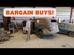 How Far Will $100 (or $1,000) Go At a Classic Car Auction? 1930s Chevrolet, Graham & 1970s Malibus!