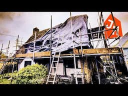 Renovating a 500-Year-Old ABANDONED Cottage: Storm Strikes and Rips the Roof Apart | #9