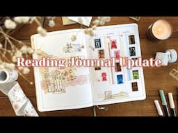 Latest Reading Journal Spreads + Book Reviews!📖💖 Cozy journal with me ft. Liene