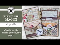 File Folder Magic! Junk Journal Idea